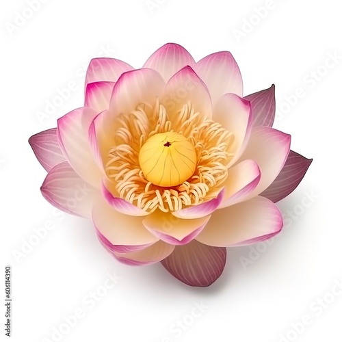 lotus flower isolated on white backgroun