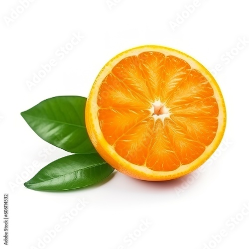 orange isolated on white background