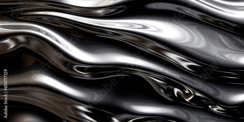 glam metal texture background  chromed texture liquid metal. Generated AI