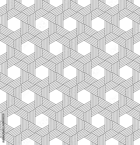 Vector seamless texture. Modern geometric background. Grid of thin lines.