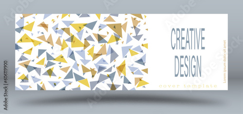 A creative idea for the design of a cover, banner, poster, postcard. Template for corporate style, interior, prints and decorations.