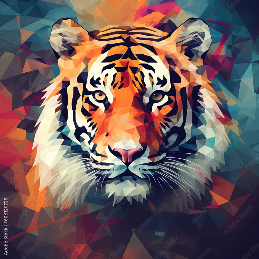 Abstract Tiger