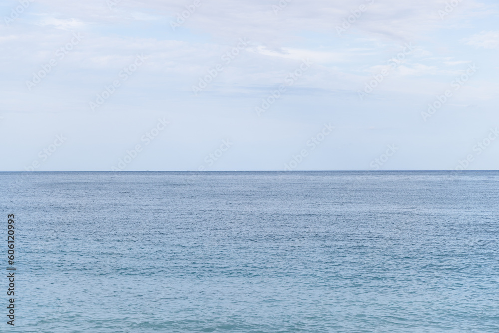 Blue sea and the sky Blue sea and the sky