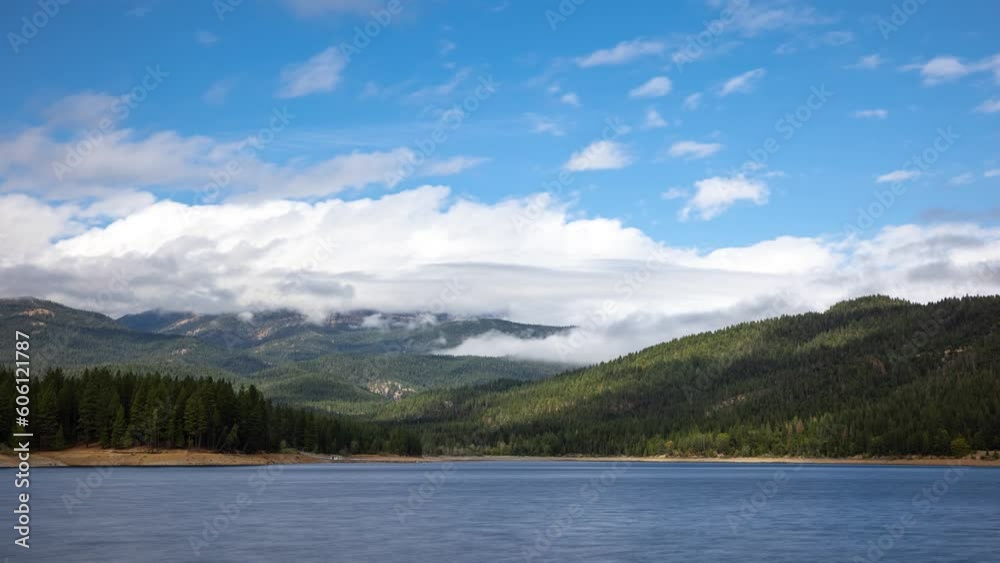Time lapse looking out over Lake Siskiyou in Northern California. Time lapse looking out over Lake Siskiyou in Northern California.