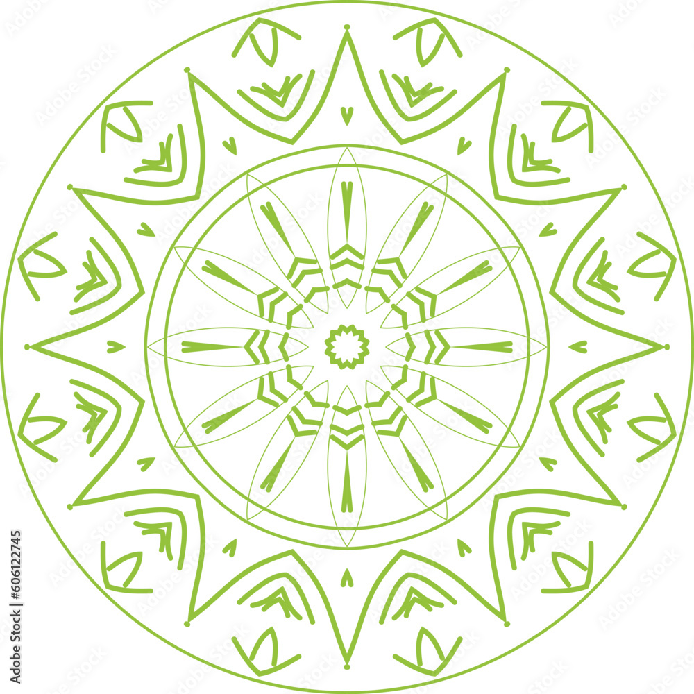 Modern Creative Mandala Design Background