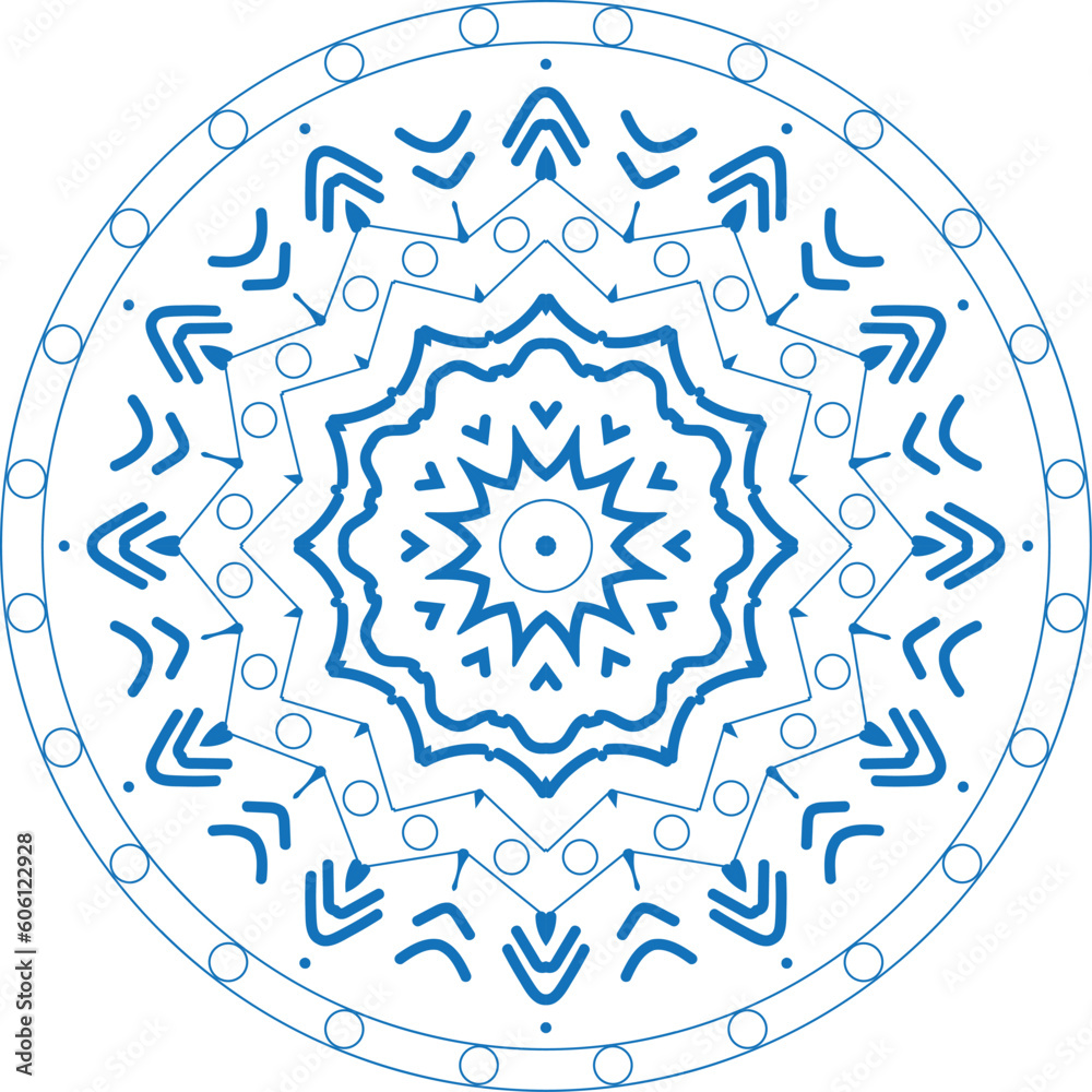 Modern Creative Mandala Design Background