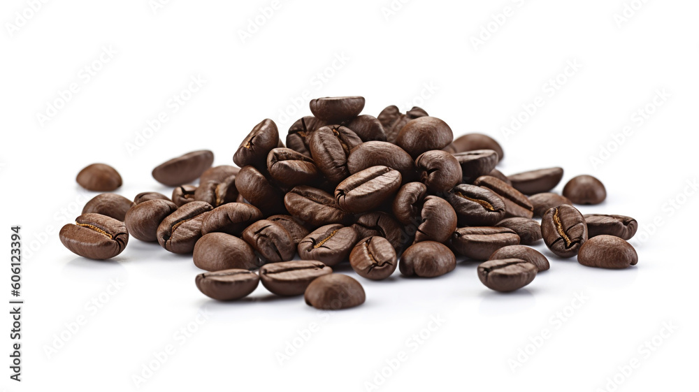 Naklejka premium Coffee bean isolated on white