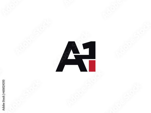 Creative Letter A1 Logo Icon, Minimalist A1 a 1 Business Alphabet Logo Design For You