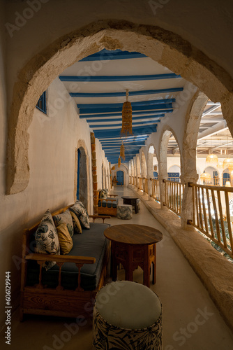 View of a caravanserai in Djerba -southern Tunisia