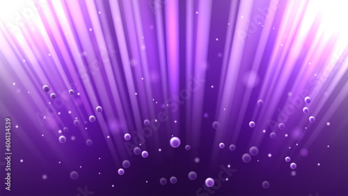 Purple Explosion Effect, Stream Of Particles. Vector Illustration