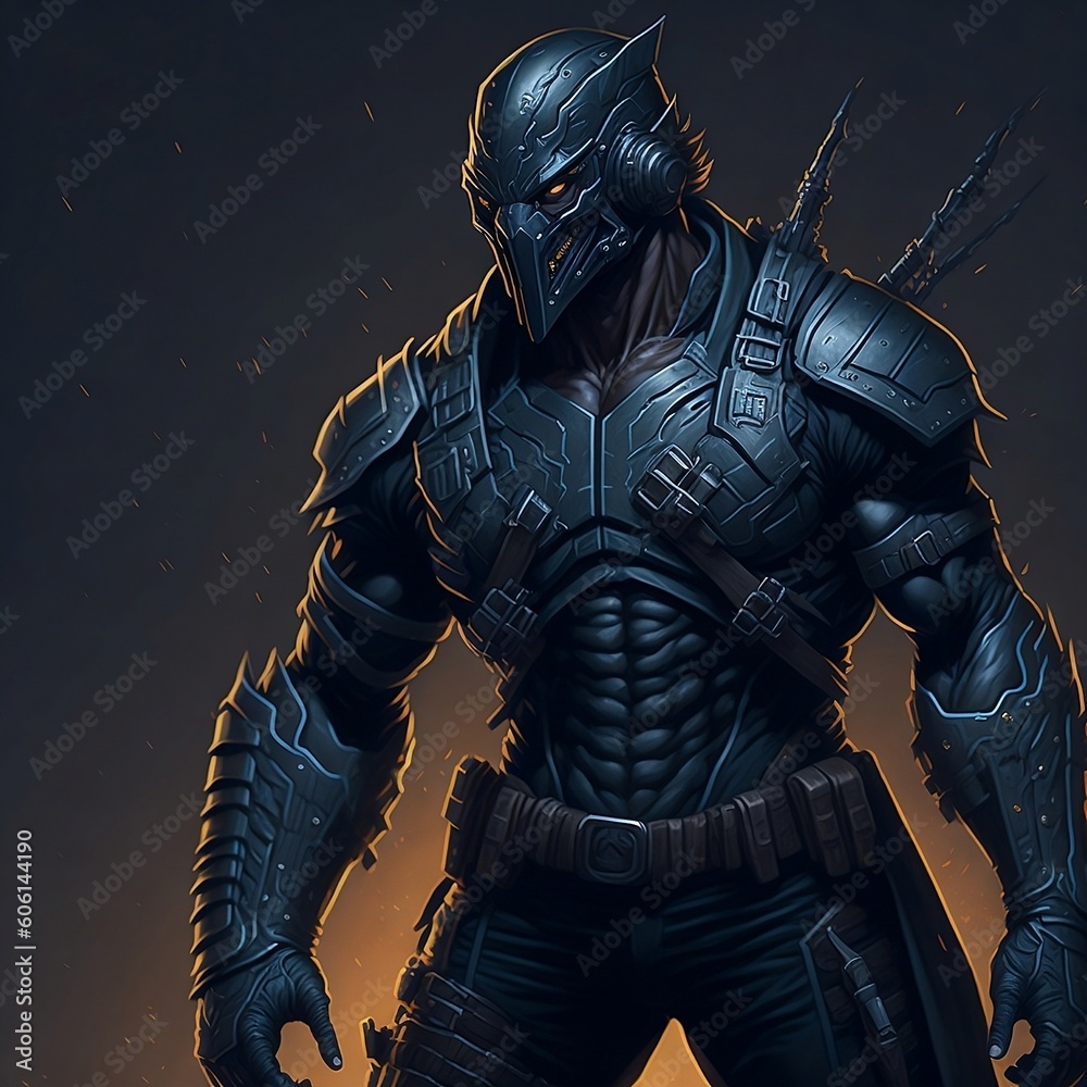 Fototapeta premium galaxy warrior