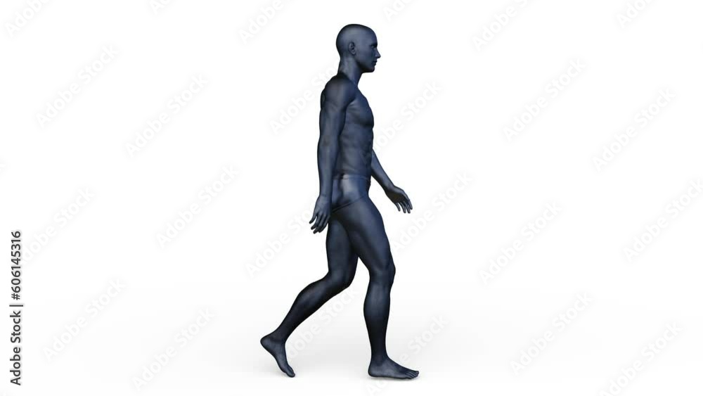 歩く男性イメージ 歩く男性イメージ