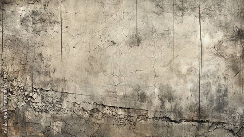 old and grunge wall texture - generative AI, AI generated