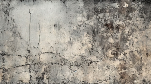 old and grunge wall texture - generative AI, AI generated
