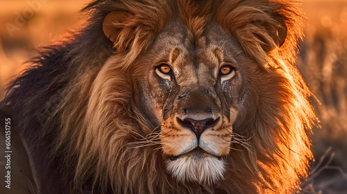 portrait of a lion © Lukas