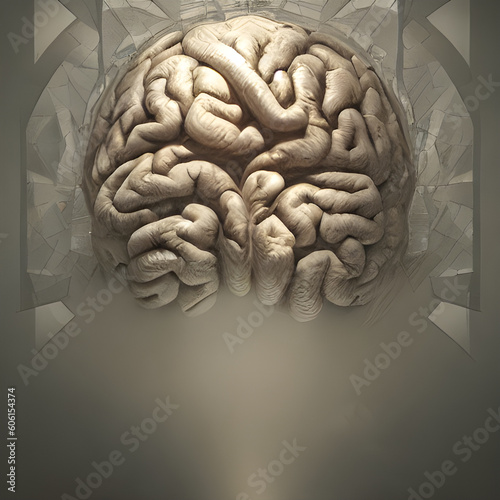 3d rendered illustration of a brain