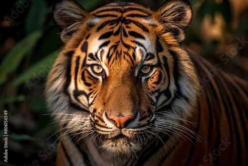 Tiger Portrait Generated With Ai