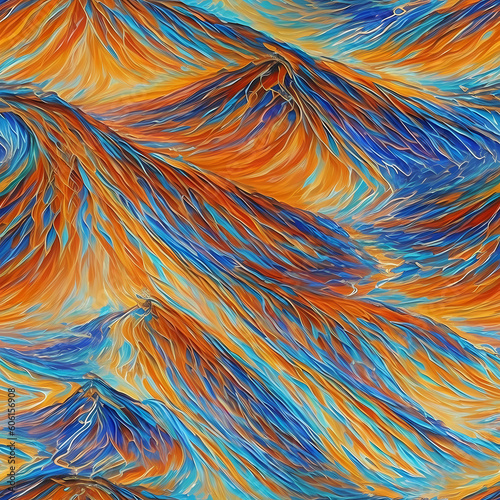 Colorful Abstract Tile