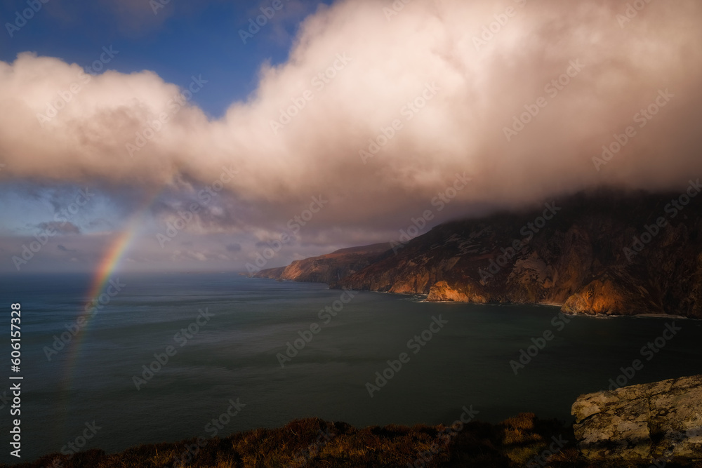 Scenic cliffs from above