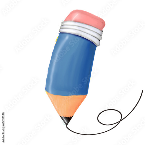 cartoon pencil drawing - great for website, email, presentation, advertising, label, sticker, postcard, ticket, logo, engraving, slide, tag, book, nameplate, print