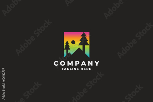 Free Download Nature Square Pro Logo Template
 - GFXLoad