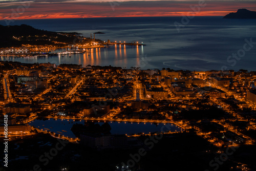 Amanecer puerto de alcudia, Mallorca