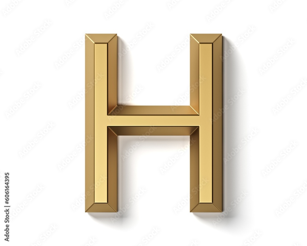 Letters made of gold. 3d illustration of golden alphabet isolated on white background Letters made of gold. 3d illustration of golden alphabet isolated on white background
