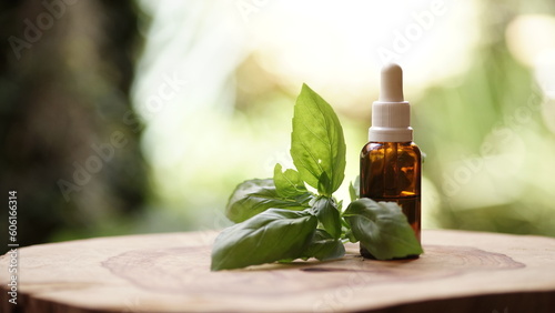 Aromatherapy basil oil - Phytotherapy - alternative medicine