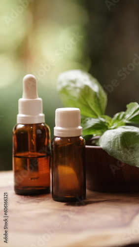 Aromatherapy basil oil - Phytotherapy - alternative medicine