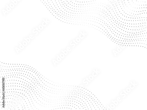Vector Black dotes halftone style background with space for your text
