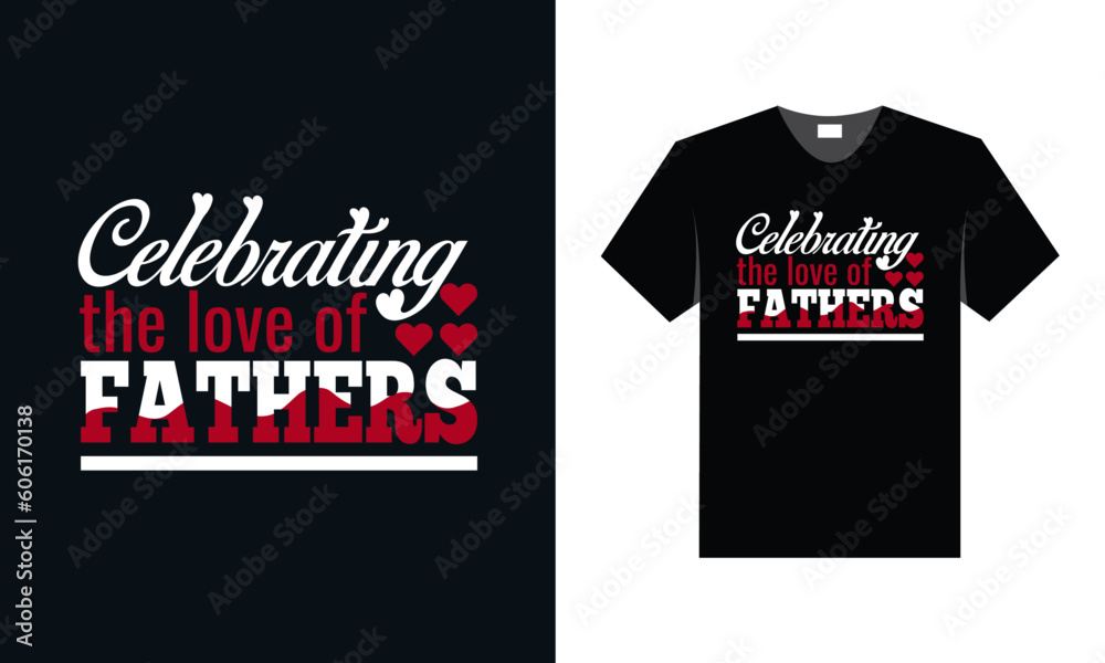 Fototapeta premium BEST TYPOGRAPHY T SHIRT DESIGN FOR FATHER'S DAY SPECIAL