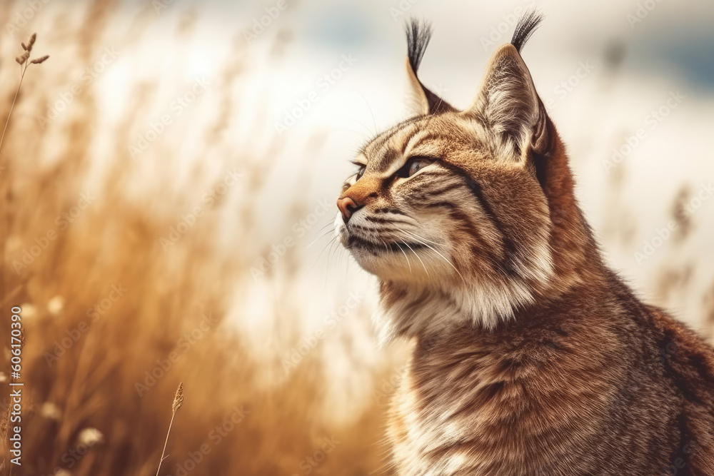 Naklejka premium Majestic Wildcat