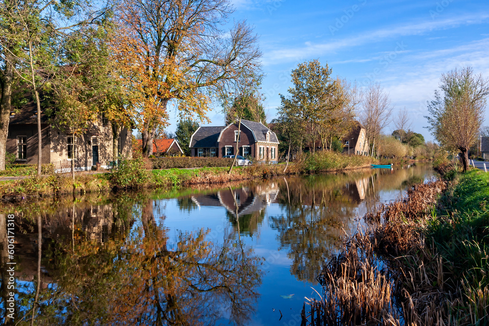 Obraz premium Country view in the south of the Netherlands