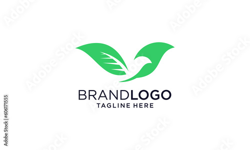 bird logo template, Abstract animal flying icon design - vector