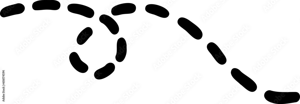 Curly Dotted Line Curly Dotted Line