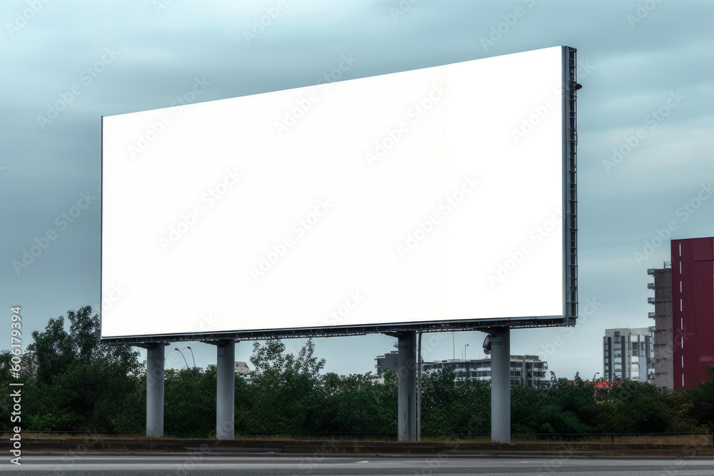 Billboard Mockup, AI Generative Billboard Mockup, AI Generative