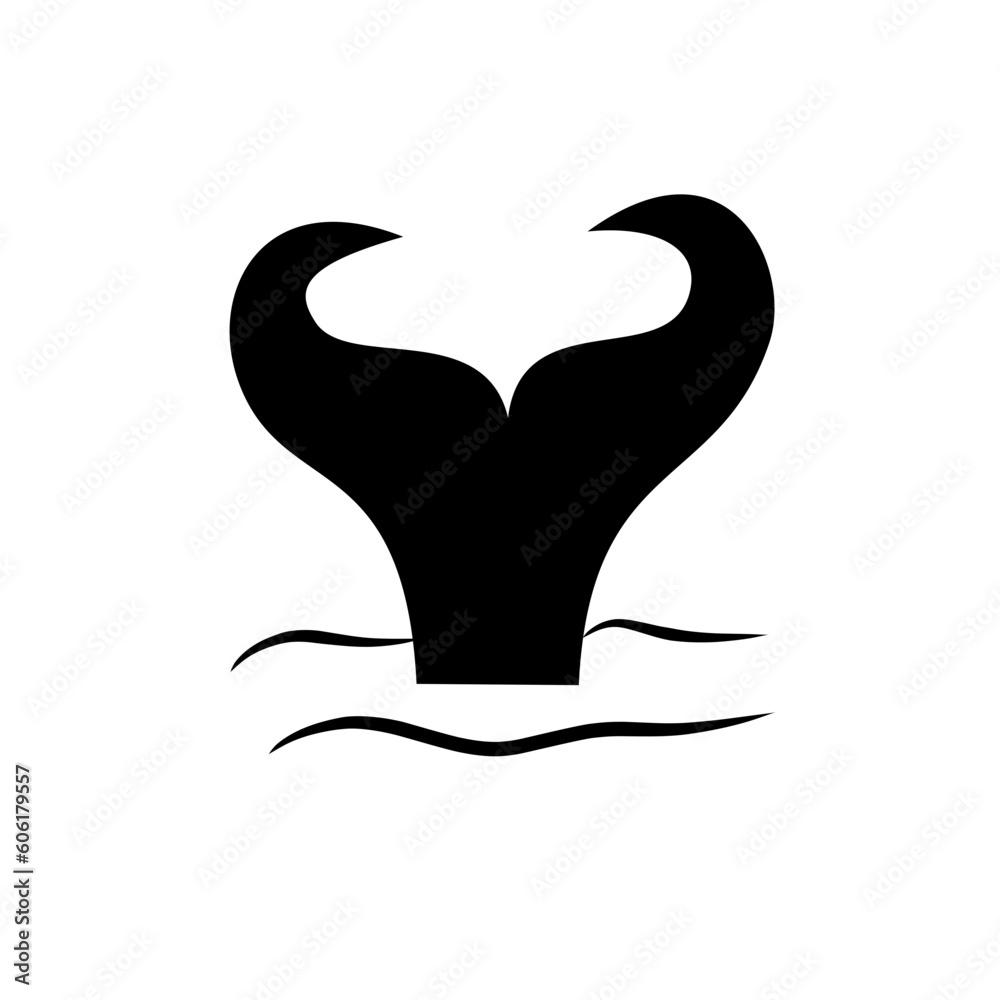 Dolphin tail icon