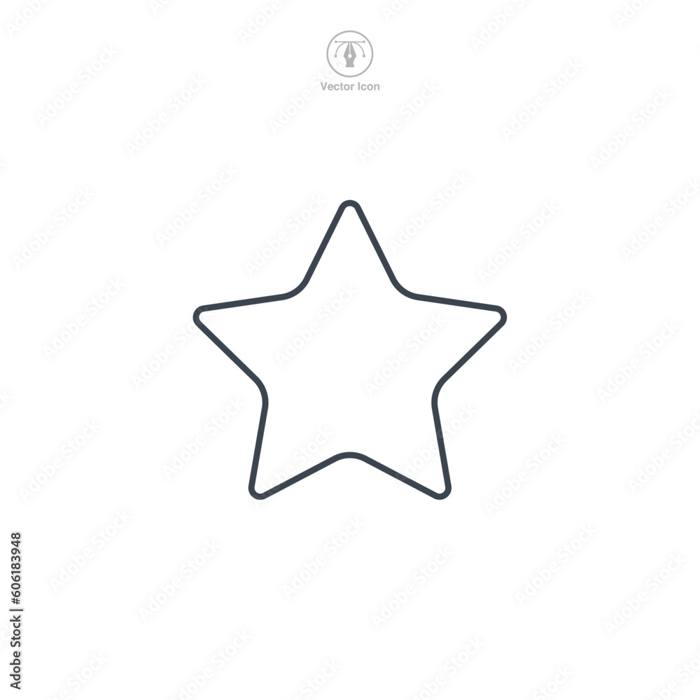 Star icon symbol template for graphic and web design collection logo vector illustration Star icon symbol template for graphic and web design collection logo vector illustration