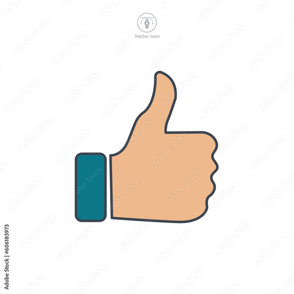 Thumbs Up icon symbol template for graphic and web design collection logo vector illustration Thumbs Up icon symbol template for graphic and web design collection logo vector illustration