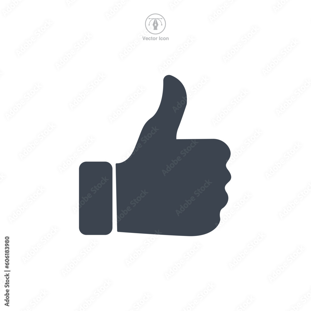 Thumbs Up icon symbol template for graphic and web design collection logo vector illustration Thumbs Up icon symbol template for graphic and web design collection logo vector illustration