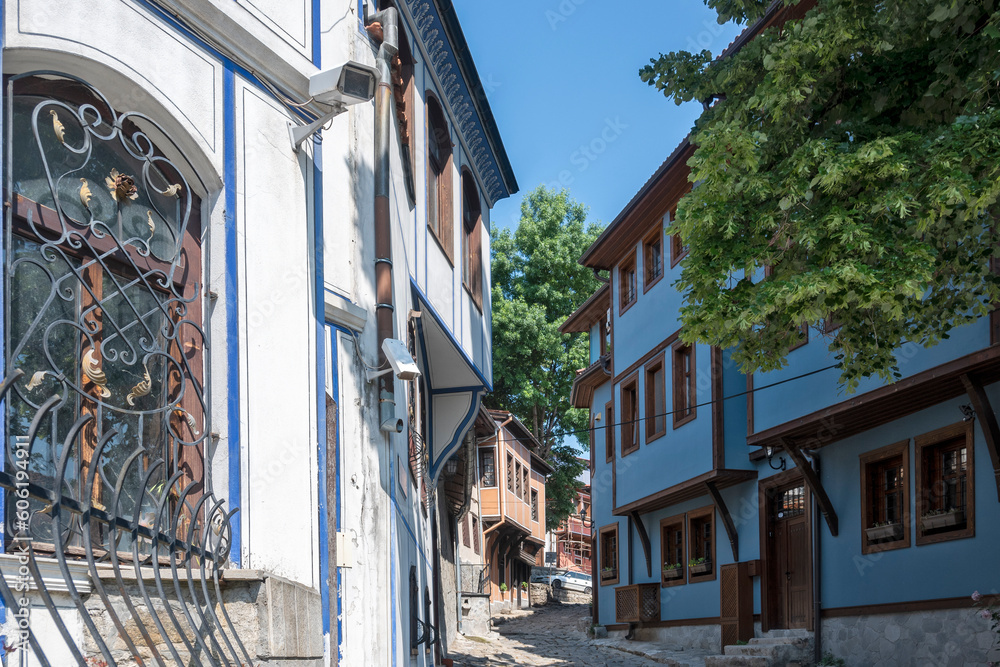 The old town of city of Plovdiv, Bulgaria The old town of city of Plovdiv, Bulgaria