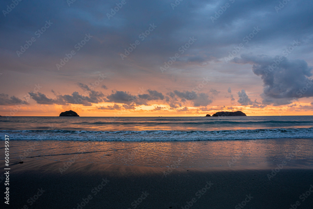 Sunset, Pacific Ocean, Costa Rica