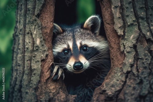 Curious Raccoon