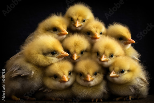 Adorable Baby Chicks © mindscapephotos