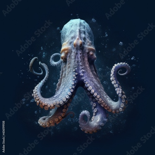 AI-image-letter_I_using_typography_style_of_realistic_octopus-create using generative ai tools