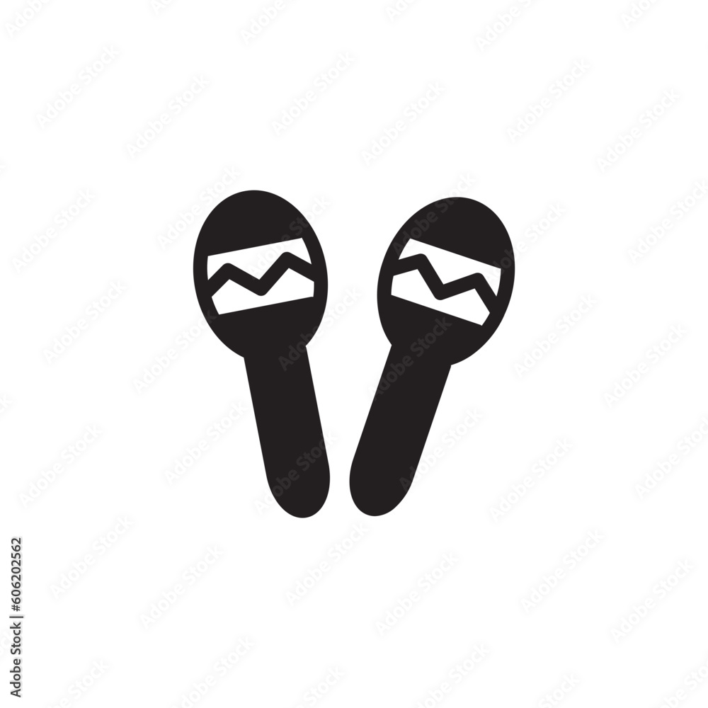 Instrument Maracas Music Solid Icon Instrument Maracas Music Solid Icon