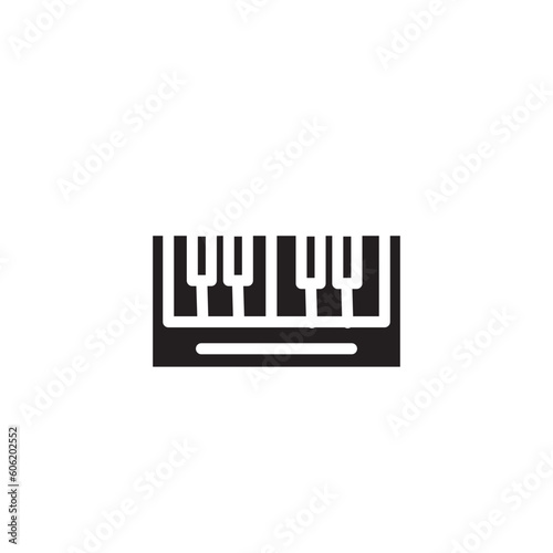 Instrument Keyboard Keys Solid Icon