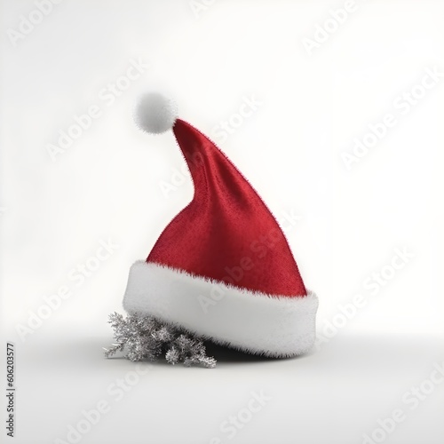 santa claus hat on white background
