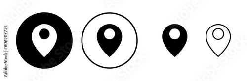 Free Download Address icon vector. location icon. address symbol. pin - GFXLoad