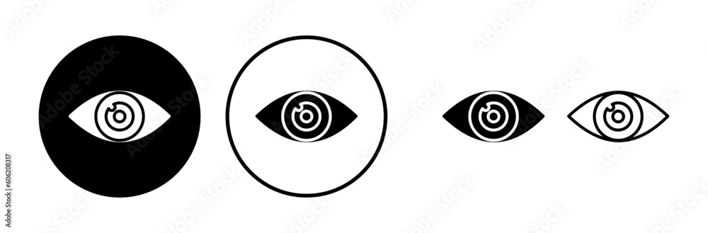 Eye icon. Look and Vision icon. Eye vector icon Eye icon. Look and Vision icon. Eye vector icon